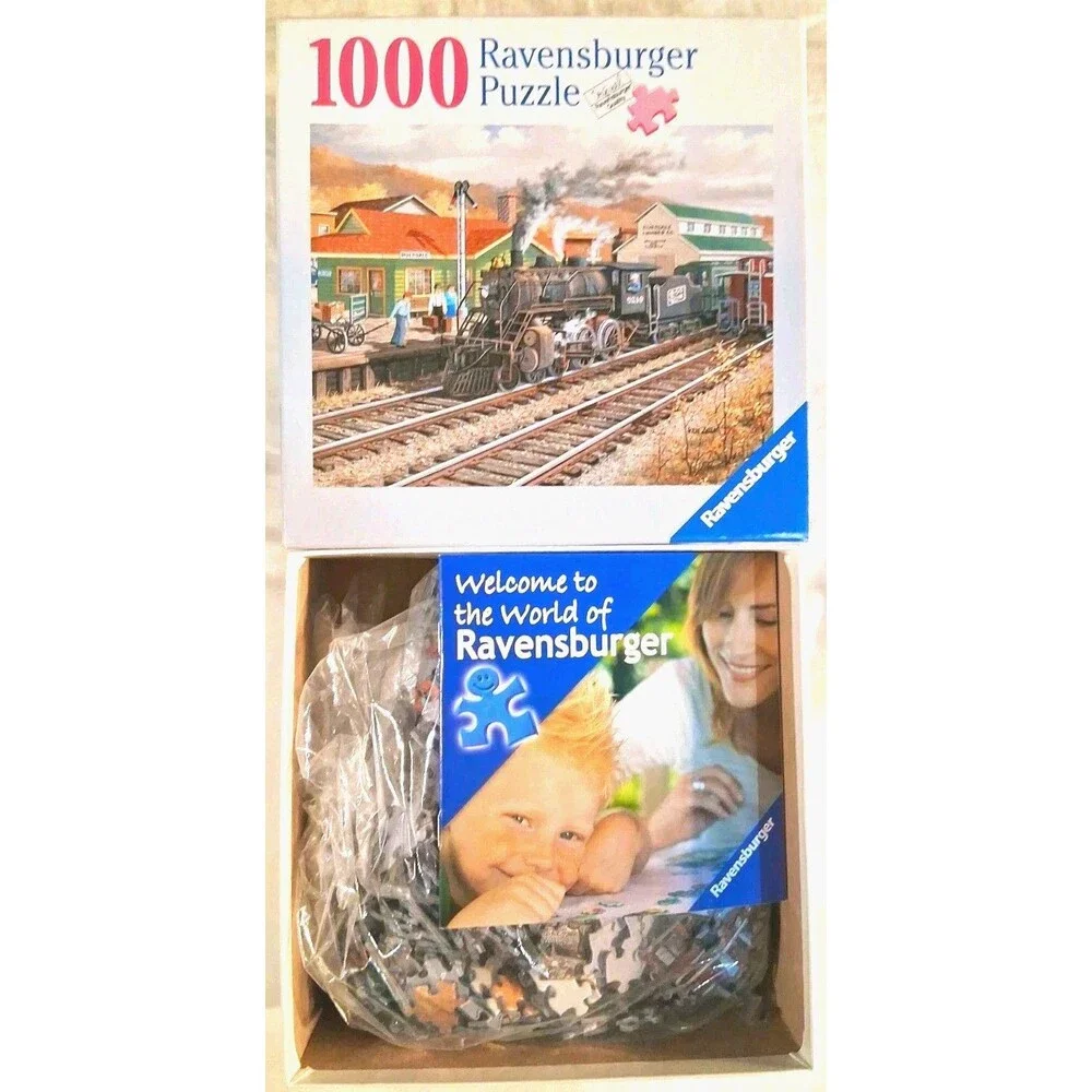 RAVENSBURGER Memory Junction 1000 piece puzzle RARE VTG - Complete